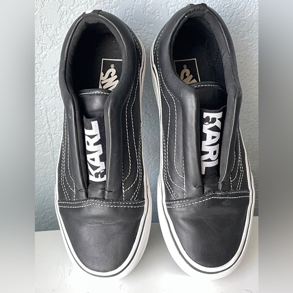 Karl Lagerfeld x Vans Shoes 4.5 Great Condition HOT item! KL Rare Hard to Find!! - Picture 2 of 8